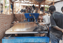 Instalação de minas na Tanzânia Acabado