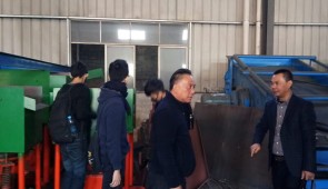 Malasia El cliente visita la fábrica para la planta de lavado de mineral de hierro