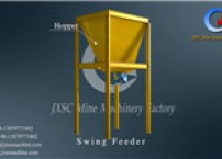 ball mill feeding machine swing feeder for rock ore processing plant