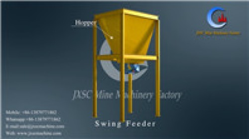 ball mill feeding machine swing feeder for rock ore processing plant