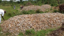 Planta lavadora de oro de cuarcita 2TPH en África