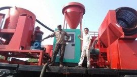 60TPH Wheel Mobile Gold Processing Plant In Mali