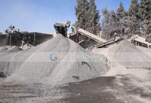 75TPH Limestone Crushing Process in South Africa