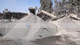 75TPH Limestone Crushing Process in South Africa