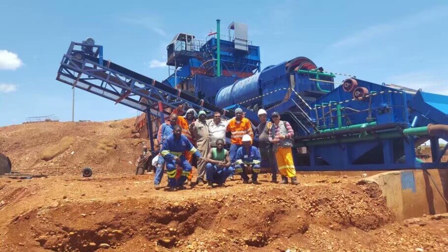 Usine de lavage de diamants