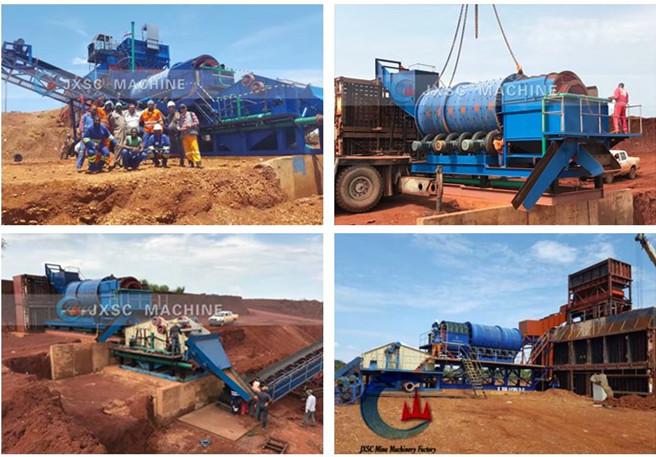 Angola 200TPH Planta De Lavado De Diamantes De JXSC 1