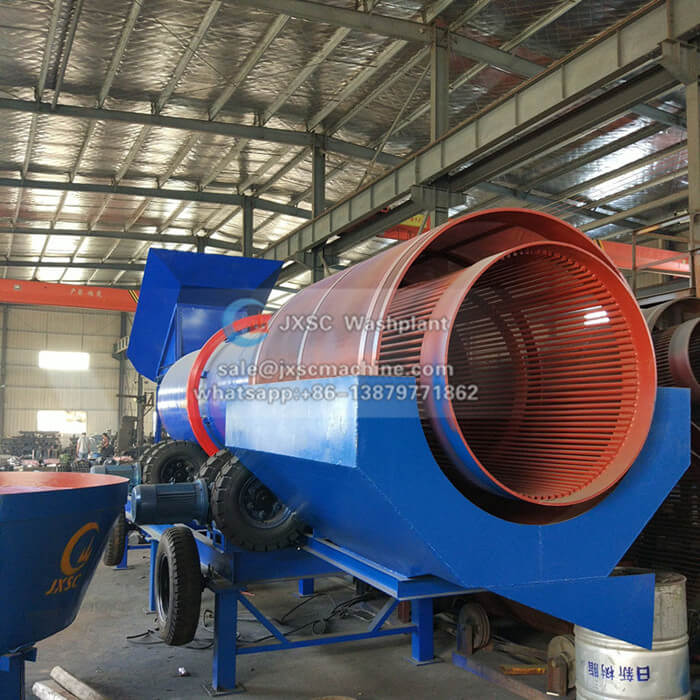 Small and Portable Gold Wash Plant JXSC Machine