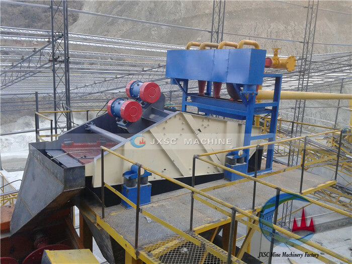 tailings dry stacking vibrating screen