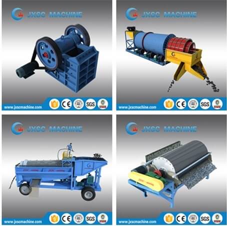 máquina de processamento de minério de ferro