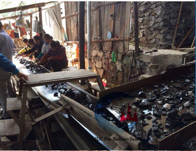 extraction de l'étain de son minerai