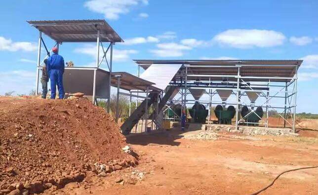 Planta de procesamiento de mineral de oro 4TPH