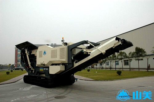 HAZEMAG MP1000 crawler type mobile crushing station