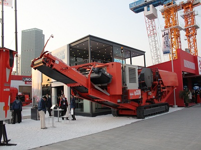 Sandvik QJ330 mobile jaw crusher