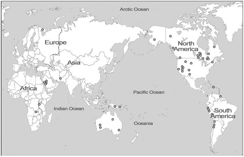 barrick gold corporation distribution des mines d'or