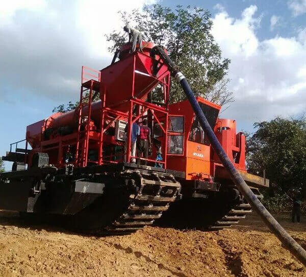 equipamento móvel de lavagem de ouro. jxsc