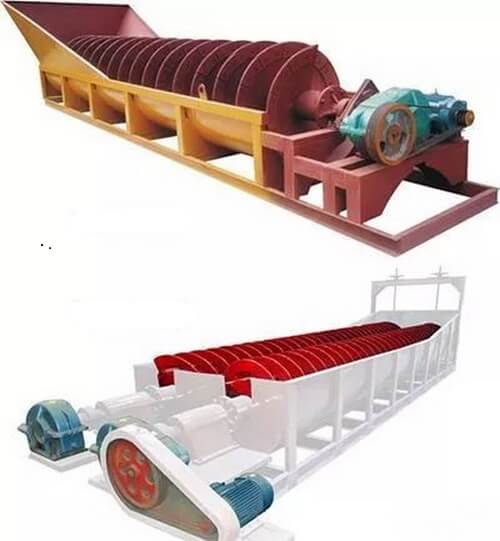 mesin cuci pasir spiral tunggal