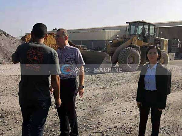 60TPH Limestone Sand Washing Plant in Morocco
