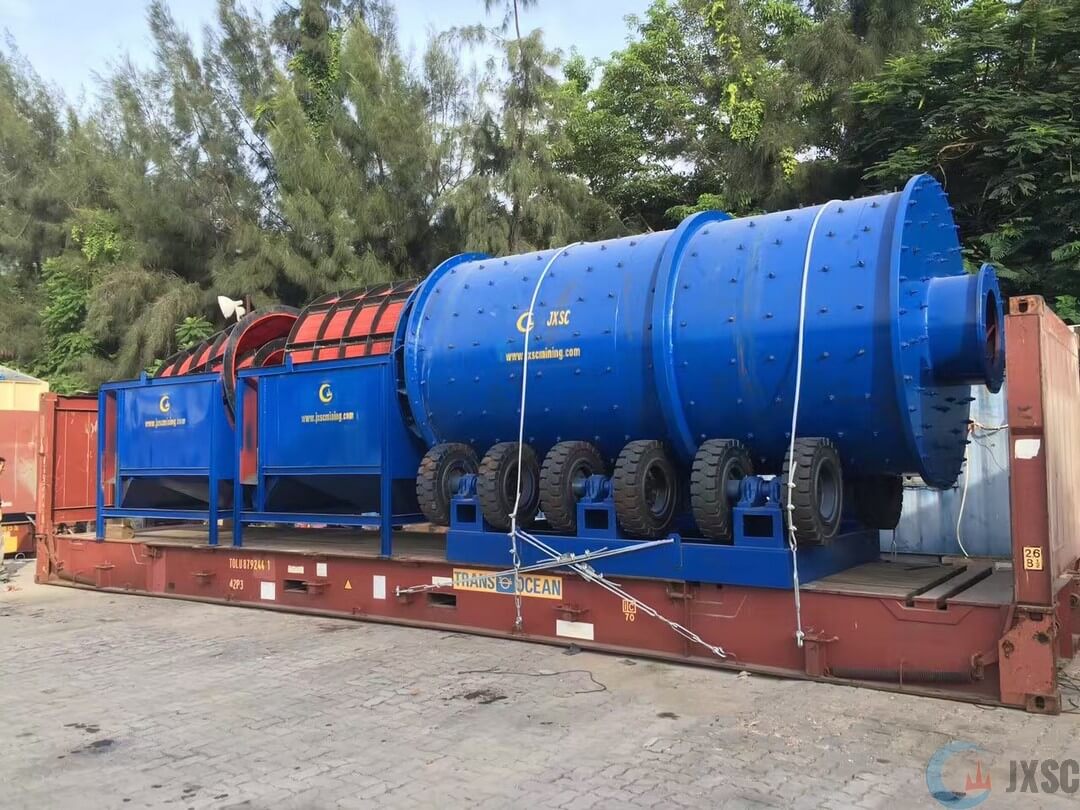 Gold Trommel Trommel Scrubber Washing Plant JXSC Machine