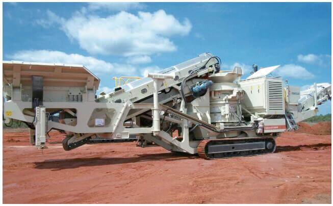 crawler cone crusher