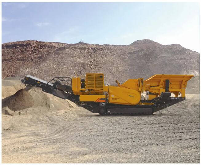 crawler impact crusher