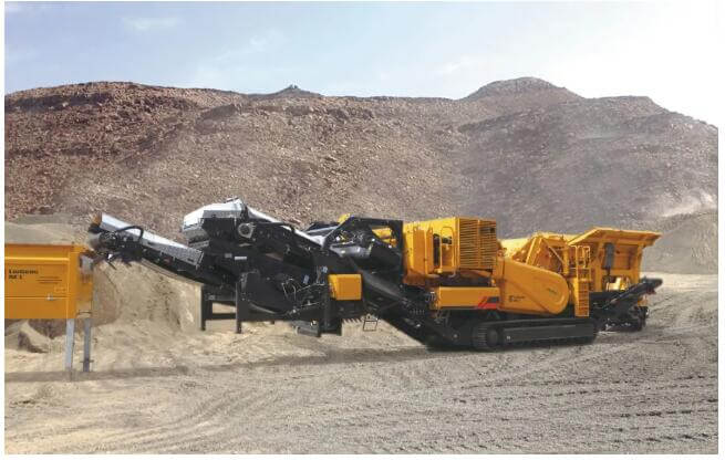 crawler impact crusher