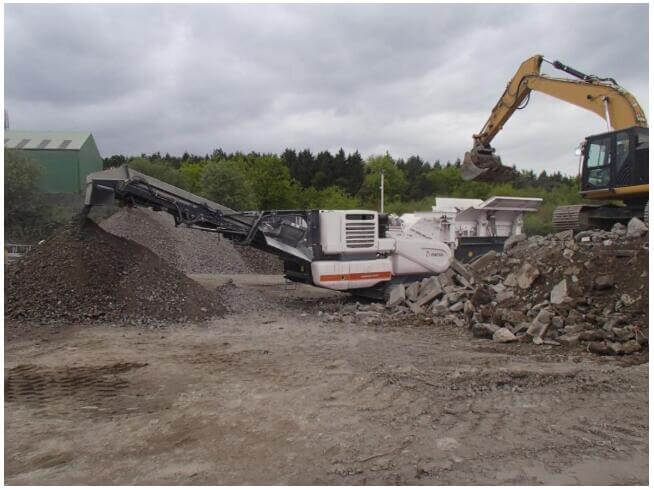 crawler impact crusher