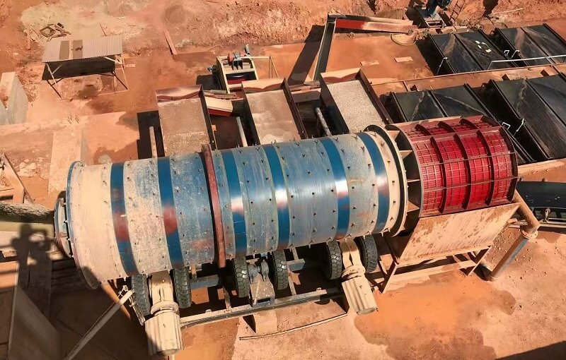 Usine de traitement du coltan alluvial 100TPH au Nigeria