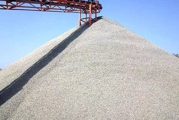 produção de areia