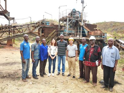 inspection des mines de diamants