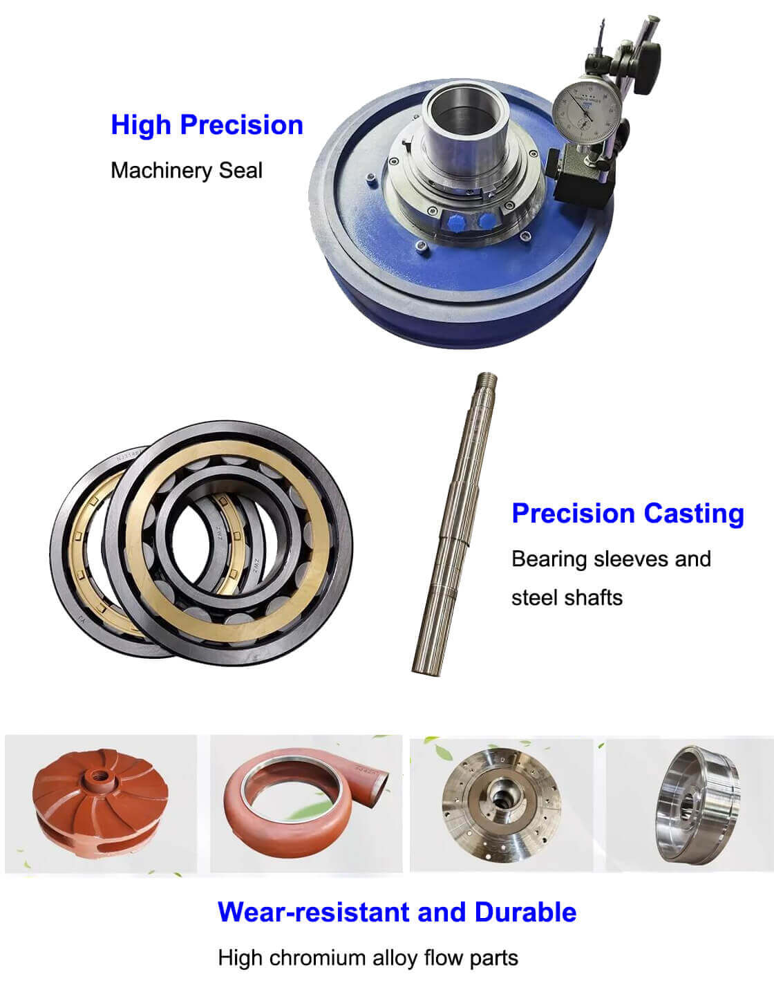 slurry and gravel pump parts