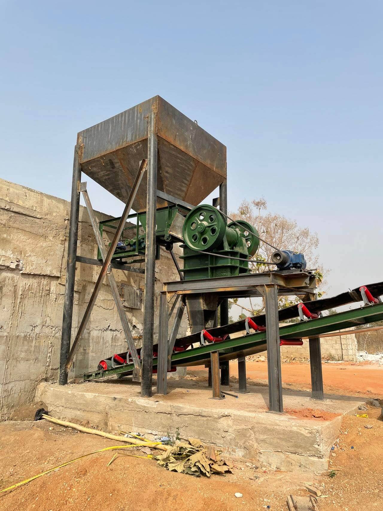 Usine de traitement de lithium de 120 TPD au Nigeria