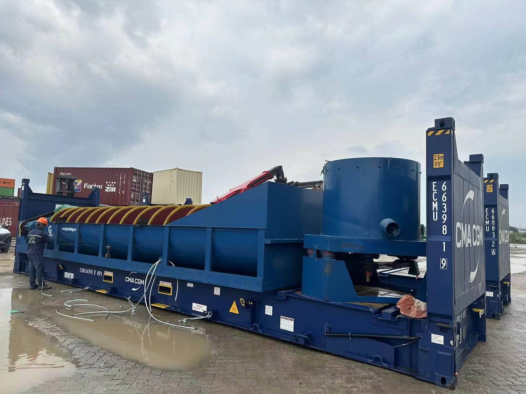 Planta de procesamiento de oro aluvial de 200 TPH en Etiopía