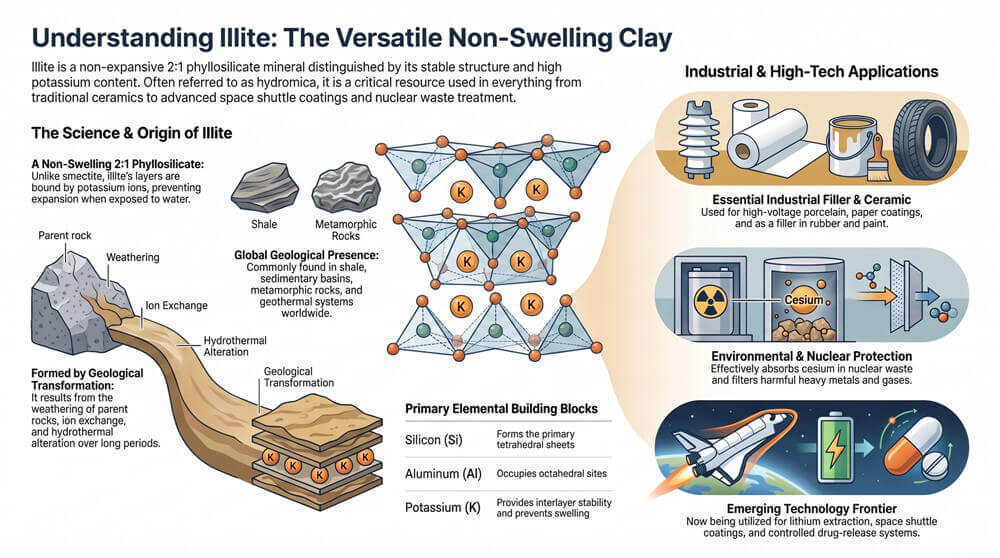 understanding illite mineral properties