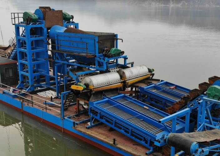 large gold dredge