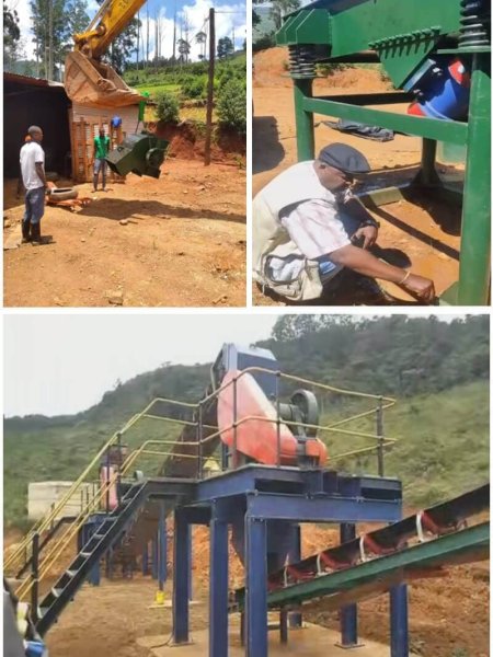 Manufacturing-installation 20TPH Rock Gold Processing Plant in Mozambique-installation
