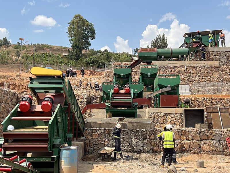 Uganda 30TPH Alluvial Tin Processing Plant (3) Uganda 30TPH Alluvial Tin Processing Plant