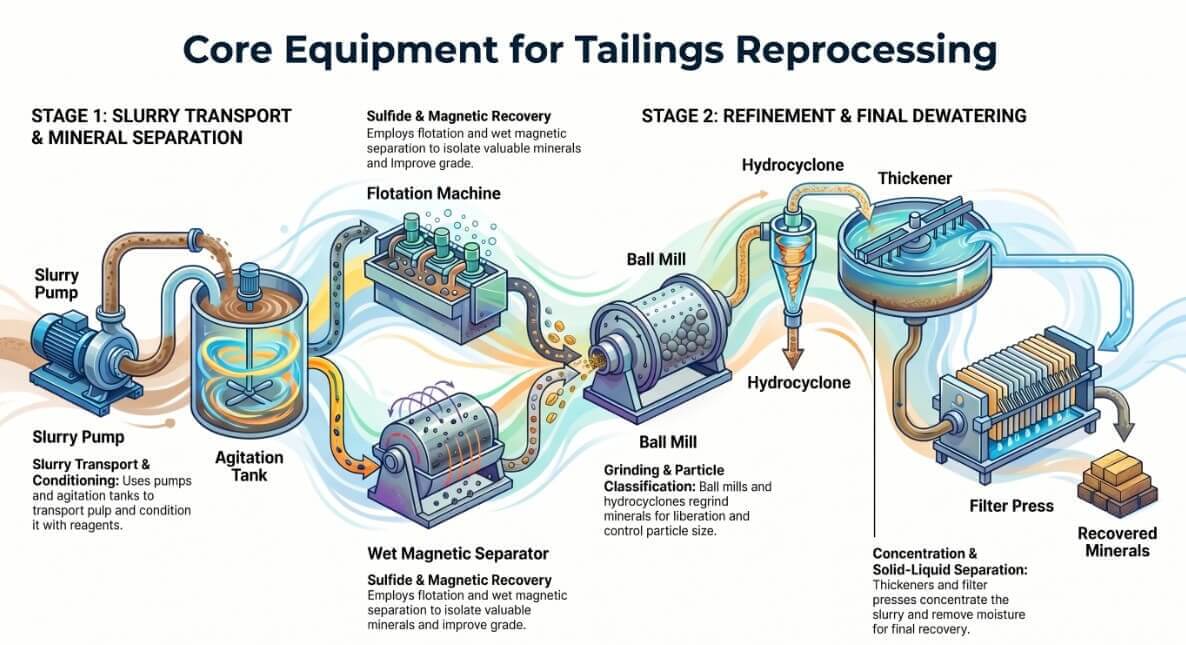 Equipment for Tailings Recovery